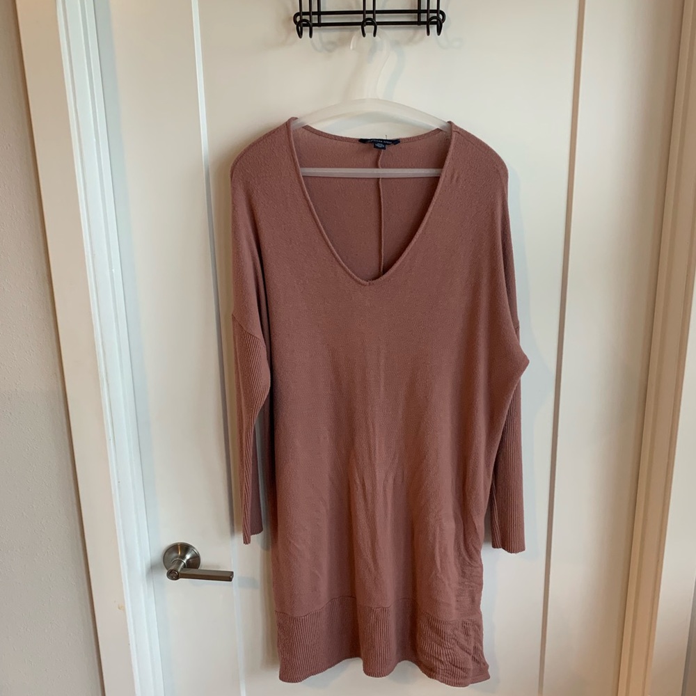 Light pink/ taupe sweater dress